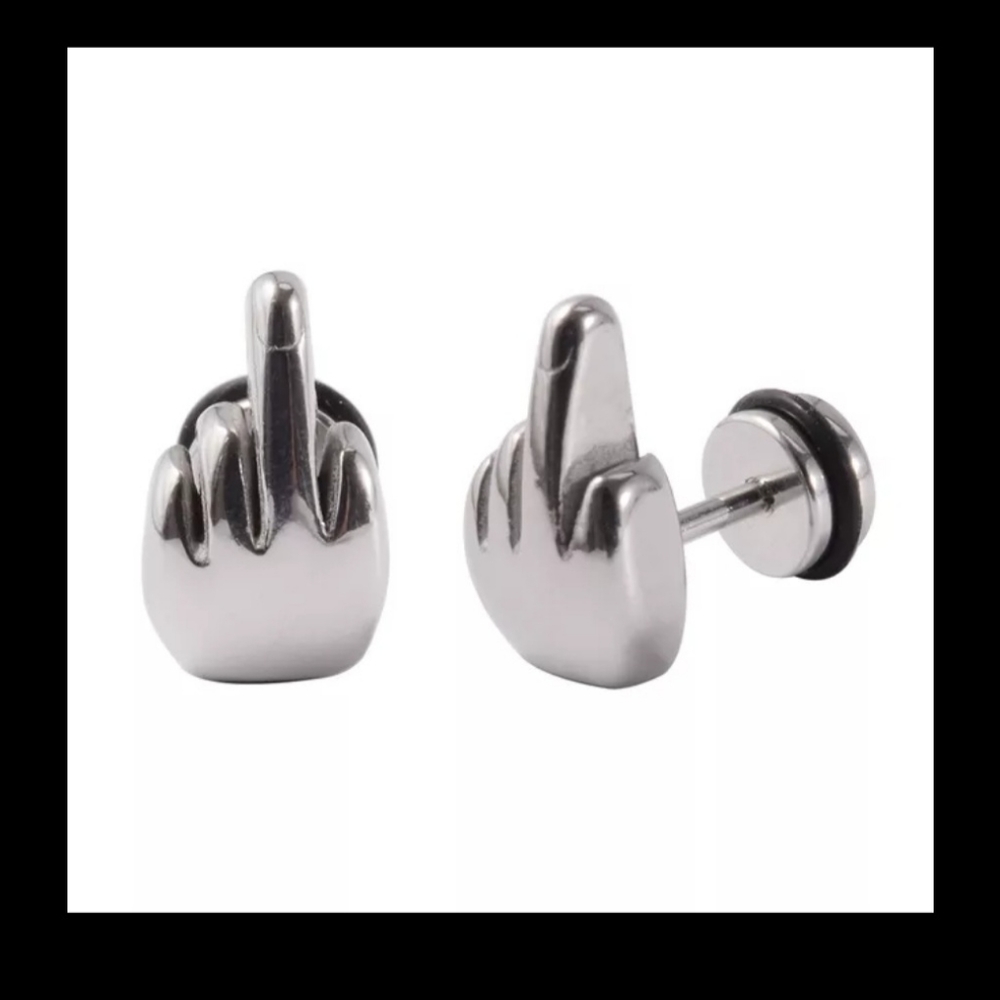Silver Statement Earrings